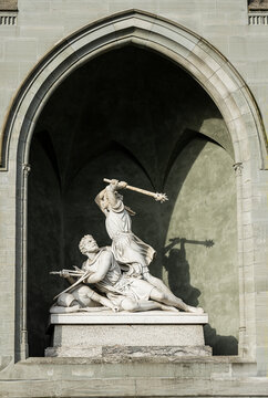 Winkelried-Denkmal, Stans, Kanton Nidwalden, Schweiz