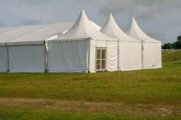 Installation of Marquee  © Justin Owen
