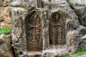 Geghard is an Orthodox Christian monastery located in the Kotayk region of Armenia