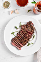 Grilled beef steak