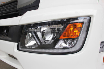 Various parts of the truck, such as turn signals, lamps, handlebars, horns, opener.