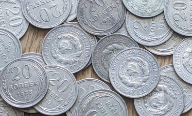 Circulating coins of 20 kopecks of the USSR