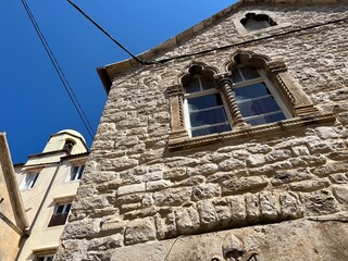 Old building in Hvar Town, Croatia