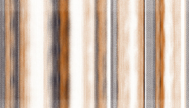 Artistic Watercolor Striped Background. Seamless French Farmhouse Stripe Pattern.  Linen Woven Texture. Shabby Chic Style Weave Stitch Background. Doodle Line Country Kitchen Decor Wallpaper. Textile 