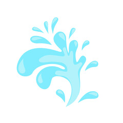 Fototapeta na wymiar Water Splash icon vector. drops illustration sign. ocean symbol. sea logo. water source mark.
