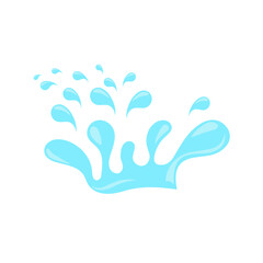 Naklejka na ściany i meble Water Splash icon vector. drops illustration sign. ocean symbol. sea logo. water source mark.
