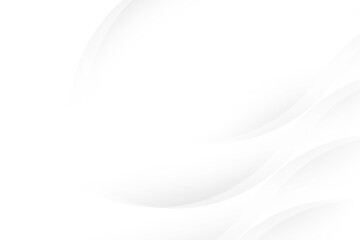 Abstract white and gray color, modern design background with geometric shape. Vector illustration.	