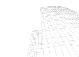 Fototapeta premium modern glass building vector illustration