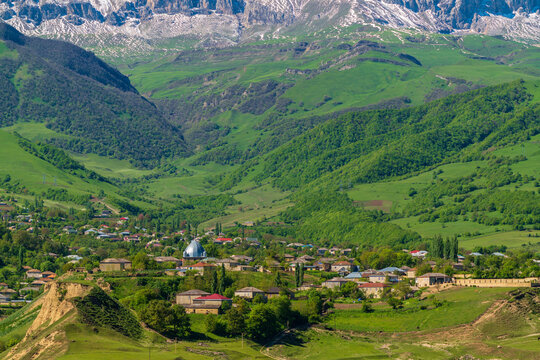 Village in the mountains area