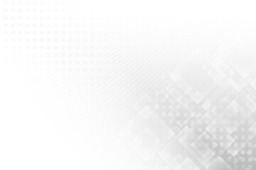 Abstract white and gray color, modern design background with geometric shape. Vector illustration.	