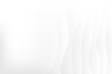 Abstract white and gray color, modern design background with geometric shape. Vector illustration.	