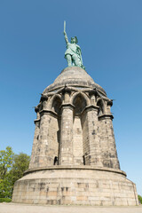 Fototapeta na wymiar The Hermannsdenkmal German for Hermann Monument