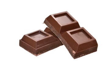 chocolate isolated on white background