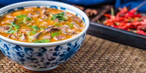 China Inner Mongolia Hohhot gourmet lamb miscellaneous soup