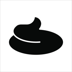 Poop Icon In Trendy Design Vector illustration on white background.