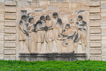 Wall Art at Lincoln Boyhood National Memorial, Indiana