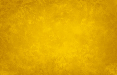 Gold background vector with old vintage texture. Elegant antique brown grunge on yellow background in shiny vintage metal design. Gold painted wall.