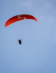 paraglider in the sky