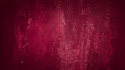 Obraz premium dark grungy red abstract painted concrete wall texture background