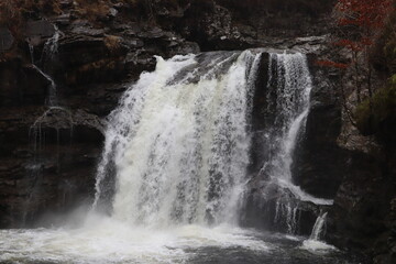 Fototapeta na wymiar Falls Of Falloch loch lomond scotland highlands waterfall