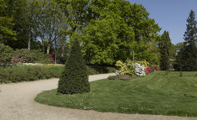 Fototapeta premium Parc du Thabor à Rennes
