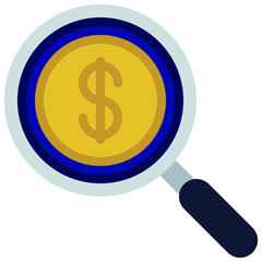 Money Research Icon