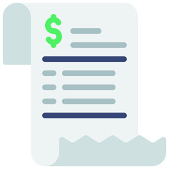 Financial Receipt Icon