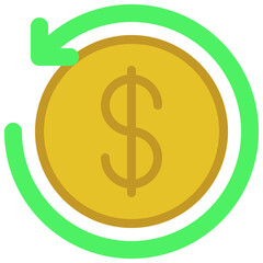 Tax Money Back Icon