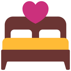 Honeymoon Bed Icon