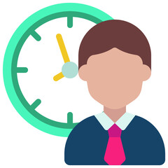 Long Working Hours Icon