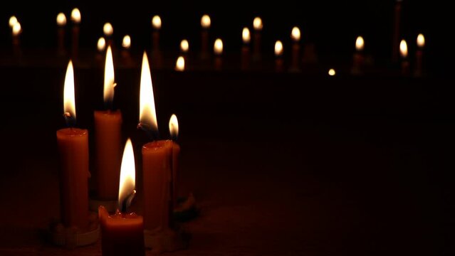 Candle light in the dark , Candle light background 