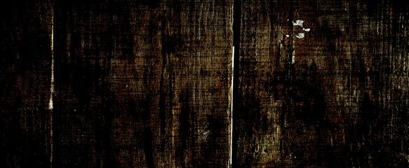 Obraz premium Dark wood background, old black wood texture for background