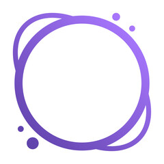 circle colorful text box
