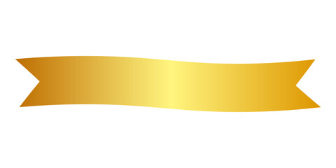 gold ribbon banner
