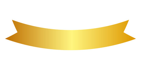 gold ribbon banner
