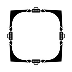 abstract art square frame
