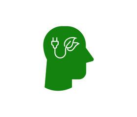 creative renewable energy concept. Green alternative energy. environmentally friendly, clean energy. Isolated vector illustration.
