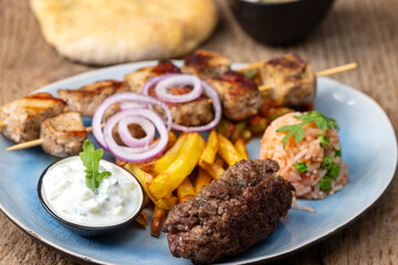 greek souflaki skewers