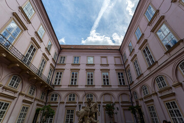 Fototapeta premium The courtyard of the Primate's Palace in Bratislava