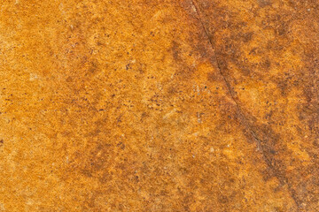 Background or texture of brown old stone slab with a crack
