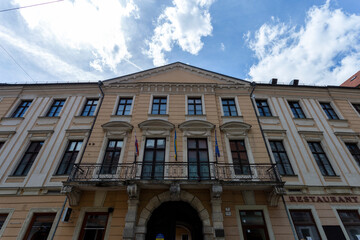 Zichy Palace in Bratislava on a sunny day