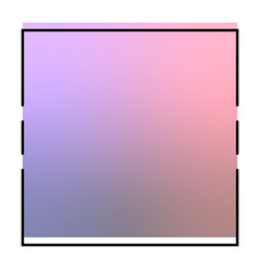 square gradient banner frame
