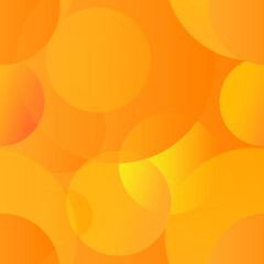 Orange circles. Gradient orange circles.