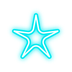 star shape neon light
