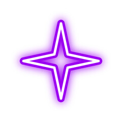 star shape neon light
