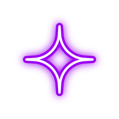 Obraz premium star shape neon light 