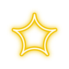 star shape neon light
