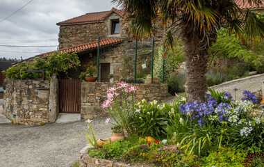 Fototapeta na wymiar Casa en Verdes-La Coruña