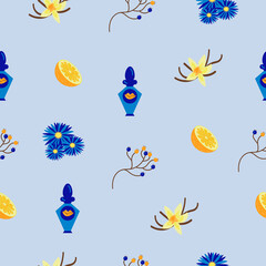 seamless pattern perfumery