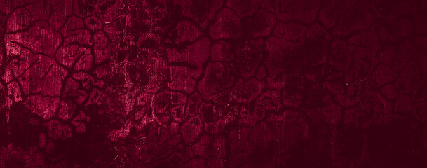 dark grungy red abstract concrete wall texture background